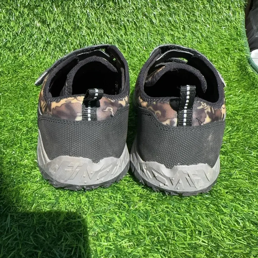 KEEN Speed Hound Youth 6 Black Camo Hook Loop Hiking Trail Shoes 1026194